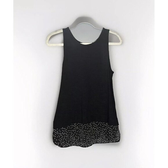 J.Crew Sleeveless Blouse XS Polka Dot Layering Office Classic Preppy Old Money - Picture 1 of 7